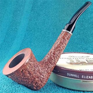 Very Larry Roush Large Bent Dublin Freehand American Estate Pipe W/ Pouch