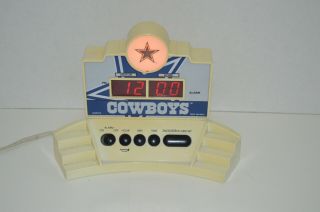 Vintage Nfl Dallas Cowboys Digital Alarm Clock