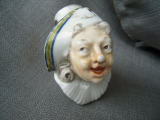 18c.  Antique French Porcelain Pipe Bowl,