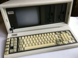 Vintage Compaq Portable Computer.  1983 System.