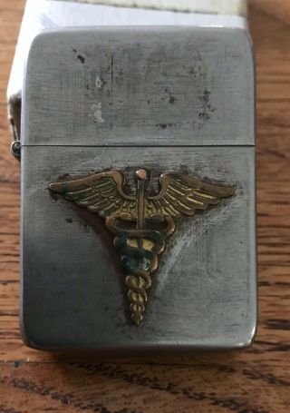 Wwii Zippo Lighter 3 - Barrel Hinge And 14 Hole Insert 2032695