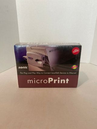 1998 Sonic Systems Microprint/2i Localtalk To Ethertalk Hardware Bridge Nib