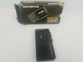 Vintage Olympus Pearlcorder S900 Micro Cassette Recorder
