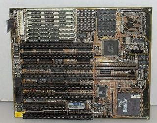 Vintage - Msi Ms - 4125 Ver:4 Intel I486dx 33mhz Motherboard W/ram Isa / Vlb Contaq