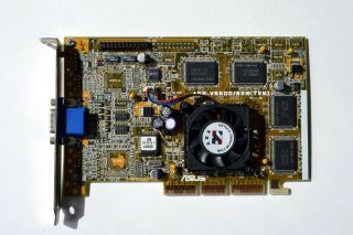 Rare ASUS AGP - V6600/32M (nVidia GeForce256) 32MB SGRAM (166MHz) 2