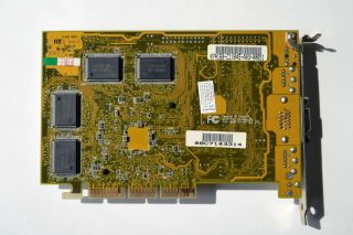 Rare ASUS AGP - V6600/32M (nVidia GeForce256) 32MB SGRAM (166MHz) 3