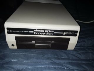 Commodore 64,  Single Floppy Disk Drive 1541,  Vintage C64,  &