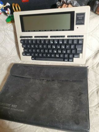 Tandy Model 102 Portable Computer With Case