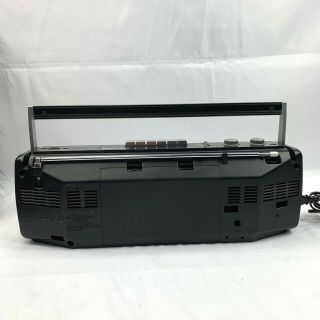 Vintage Sony Sound Rider CFS - 210 Boom Box Tape Deck Radio w/ Power Cord, 3