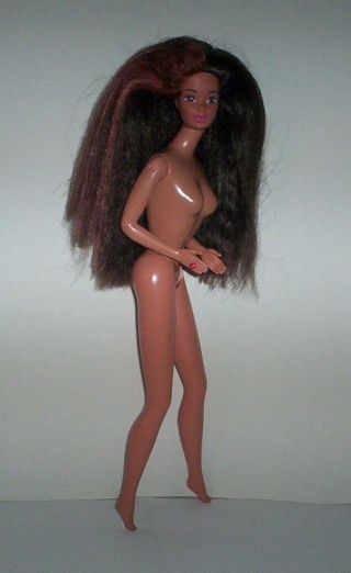 1989 Barbie All Stars Teresa Steffie Face Doll Two Toned Hair Brown Eyes Nude