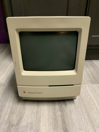 Vintage Dec 1990 Apple M1420 Macintosh Classic 9 " Display Computer Parts