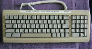 Vintage Apple Macintosh M0110a Keyboard,  Cable -,  Some Dud Keys - Winmalee