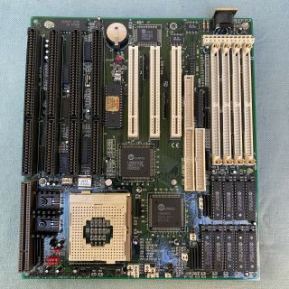 486 Dx Pentium Amd Cyrix Computer Motherboard Socket 3 Umc Pci Isa Ami Bios 1993