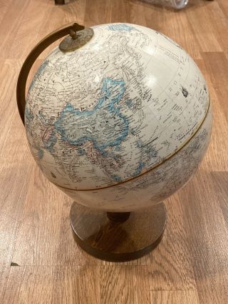 Replogle Vintage 9 Inch Diameter Globe W/ Hardwood Base - World Classic Series