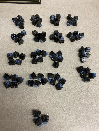 83 Alps Blue 2 Pin Mechanical Tactile Vintage Keyboard Switches