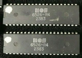 Matching Pair & Mos 6526 Cia Chips Commodore 64 C64 - Usa Seller