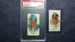 1888,  Allen&ginter,  N2,  Geronimo,  1930,  British Amer Tobacco,  Psa=5=geronimo,  L@@k,