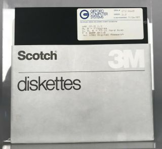 Gifford Cs Digital Research - 64k Cp/m V2.  2 - 8 " Floppy 1983 4