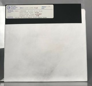 Gifford Cs Digital Research - Mc - Dos S - 100 Xios Disk - 8 " Floppy 1984