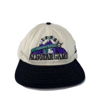 Vintage Mlb 1998 Colorado Rockies All Star Game Snapback Hat Era Usa Vtg