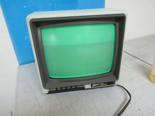 1984 Zenith Data Systems Green Composite Display Computer Monitor Zvm - 123