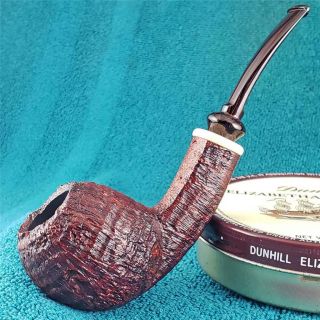 Very Scott Thile 1/4 Bent Apple Freehand American Estate Pipe Stunning