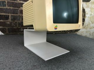 Apple A2M4090 Green Monochrome CRT Computer Monitor with Stand 3