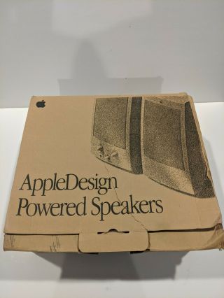 Apple Design Powered Speakers - - Rare 1993