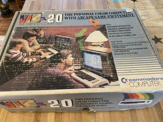 Rare Vintage 1980’s Commodore Vic - 20 Personal Home Computer System