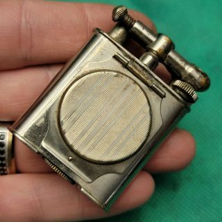 Old Vintage Art Deco Lift Arm Cigarette Lighter Beau Geste Pollak Unusual Snuff 2