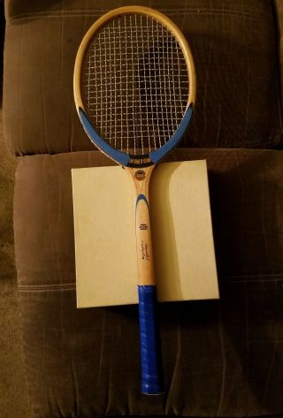 Rare Vintage Winton Wood Tennis Racquet Racket Fast