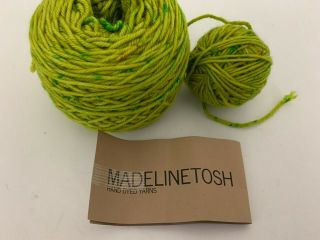 Madelinetosh Tosh Vintage Worsted Merino Wool 200 Yards Green Silence Was Golden