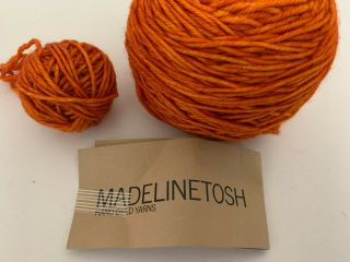 Madelinetosh Tosh Vintage Worsted 100 Merino Wool 200 Yards Orange Citrus
