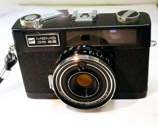 Chinon Gaf Memo 35 Ee Vintage Rangefinder Camera With Lens 38mm F2.  7