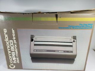 Commodore Mps - 803 Impact Dot Matrix Printer -