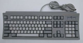 Vintage Silicon Graphics SGI Granite Keyboard 062 - 0002 - 001 RT6856T PS/2 2 2