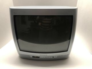 Magnavox 13 " Crt Tv Vintage Retro Gaming Television 13mt1431/17 Smart Series Rca