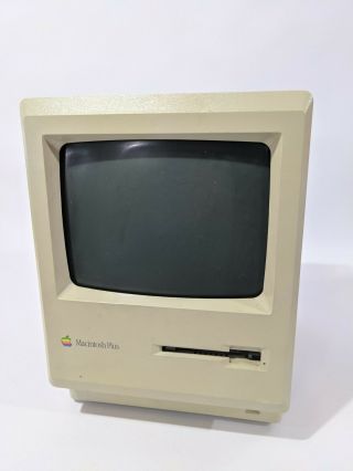 Apple Macintosh Classic Plus Model M0001a Rare Pc Vintage Computer