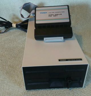 Vintage Tandy Color Computer Controller & Disk Drive Fd 501