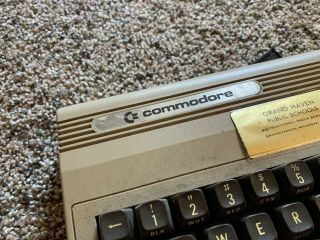 SILVER LABEL Commodore 64 computer top case and keyboard only NO CPU 2