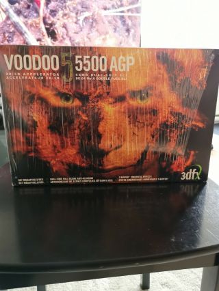 3dfx Voodoo 5 5500 Agp Unested In The Box