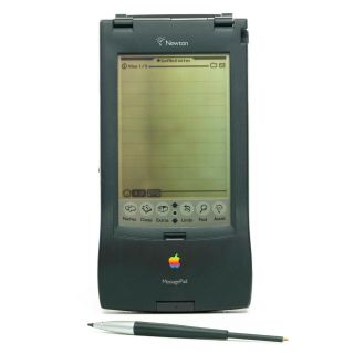 Apple Newton MessagePad 110,  4MB Flash Card,  Getting Started Card, 2