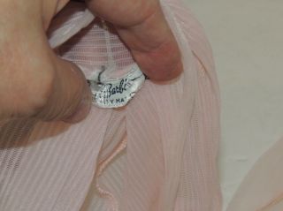 Vintage Barbie Clothes Sheer Pink Peignoir / Puppy / Gray Cotton Pajamas 3