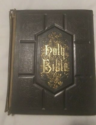 Vintage/antique Holy Bible Old & Testaments - The Tongues - Boston,  Ma