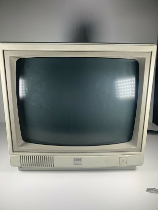 1984 Ibm Pcjr Color Display Monitor Only Model 4863