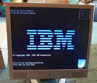 Vintage IBM Personal Computer 750 - P100 Pentium CPU Issues For Parts/Repair 2