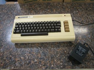 Vintage Commodore VIC - 20 Computer Keyboard with power supply - 2