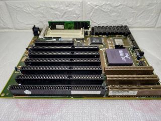Vintage Socket 3 Motherboard MB - 4D33/50NA ISA VLB,  INTEL 80486DX2 - 50,  RAM 8 MB 3