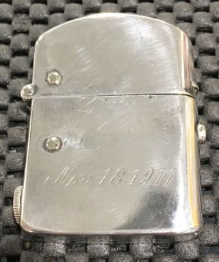 Antique Nassau Rare 1905 Date Only Push Button Automatic Lighter C2855
