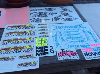 Vintage Rc Decals Some Whole Some Parcial But Still Good
